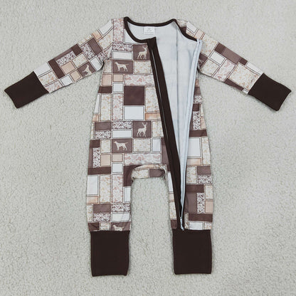 Baby Boys Rompers Ducks Dogs Deer Camo Hunting Rompers LR3118