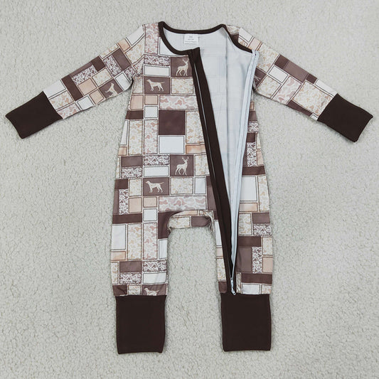 Baby Boys Rompers Ducks Dogs Deer Camo Hunting Rompers LR3118