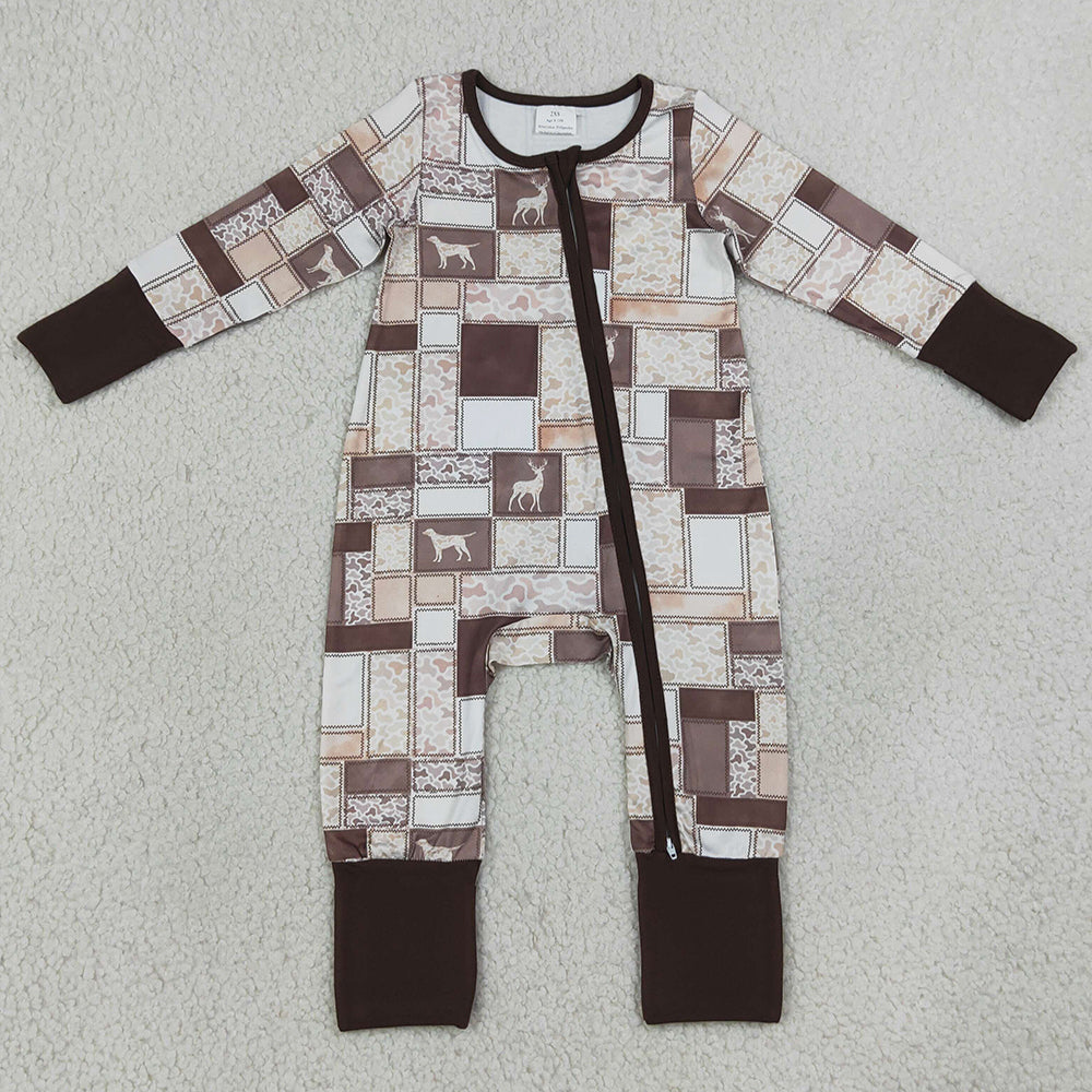 Baby Boys Rompers Ducks Dogs Deer Camo Hunting Rompers LR3118