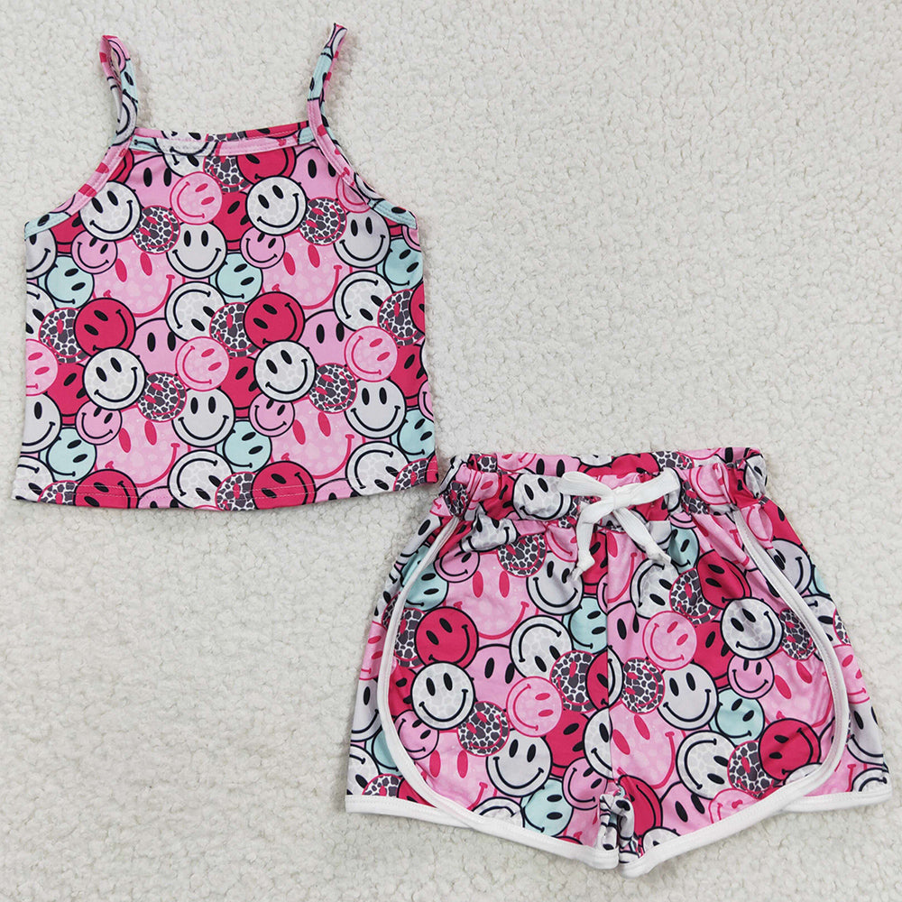 Hot Sale Baby Girl Clothes Summer Shorts Sets GSSO0340