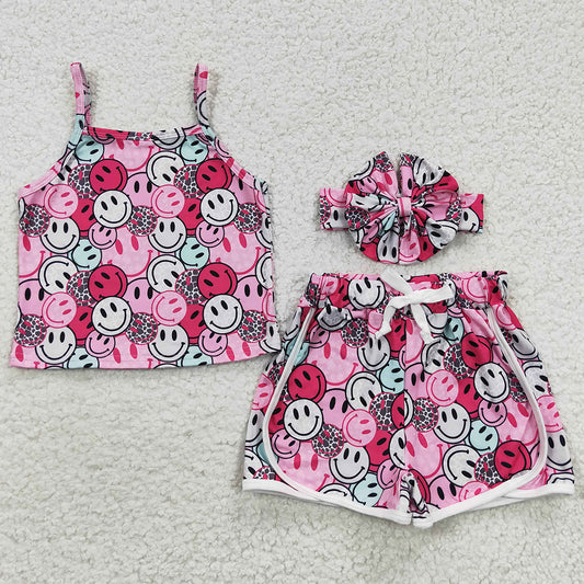 Hot Sale Baby Girl Clothes Summer Shorts Sets GSSO0340