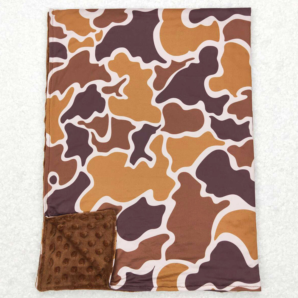 Baby Kids Blankets Brown Camo Blankets BL0109