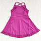 Baby Girls Swimsuits Wine Knit Knee Length Active Wear Athletic Dresses S0441