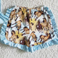 New Fashion Girls Summer Clothes Set Horse Print Cute Toddler Baby Girl Clothes Outfits B17-30