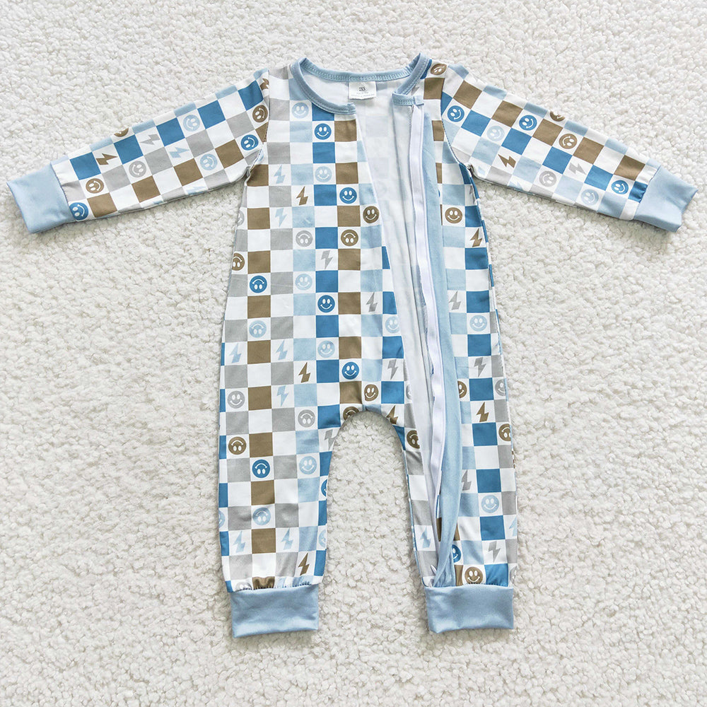 Baby Kids Rompers Zip Design Rompers LR0313