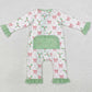 Baby Infant Girls Rompers Christmas Bows Holly Long Sleeve Zip Rompers LR1344