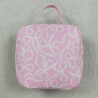 Baby Girls Bags Pink Bows School Lunch Boxes BA0464