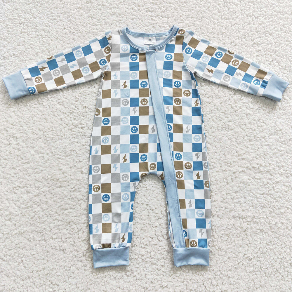 Baby Kids Rompers Zip Design Rompers LR0313