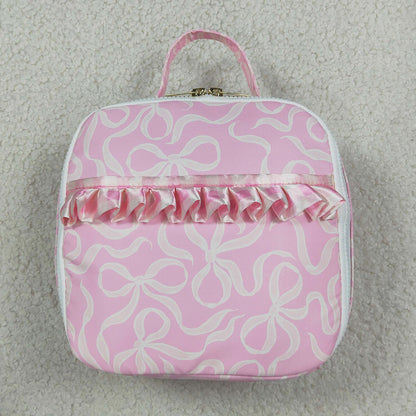 Baby Girls Bags Pink Bows School Lunch Boxes BA0464