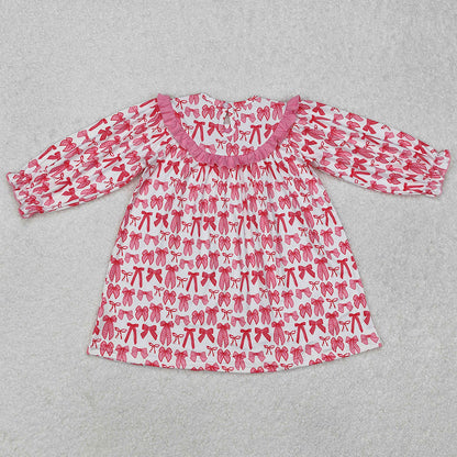 Baby Girls Dress Mama's Bestie Smocked Knee Length Dresses GLD0990