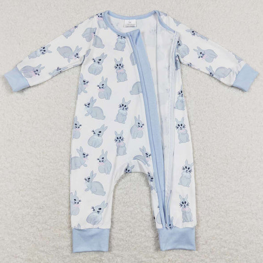 Easter Baby Boys Rompers Bunny Print Cute Sibling Romper LR0837