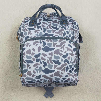 Baby Kids Southern Light Grey Camo Mommy Diaper Backpacks Bags BA0406