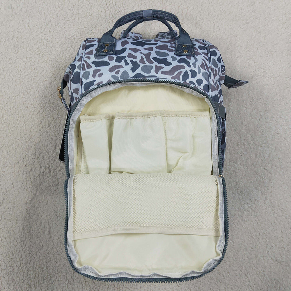 Baby Kids Southern Light Grey Camo Mommy Diaper Backpacks Bags BA0406