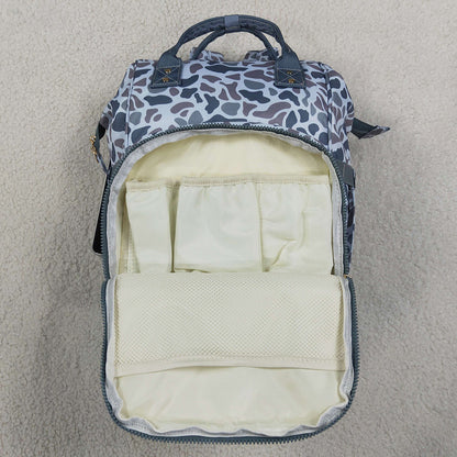 Baby Kids Southern Light Grey Camo Mommy Diaper Backpacks Bags BA0406