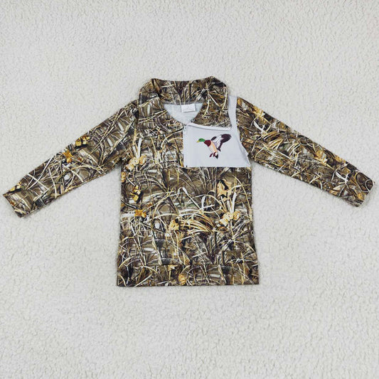 Baby Boys Clothes Top Camo Hunting Duck Zip Pullover Jackets Tops BT0332