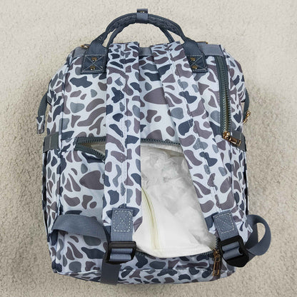 Baby Kids Southern Light Grey Camo Mommy Diaper Backpacks Bags BA0406