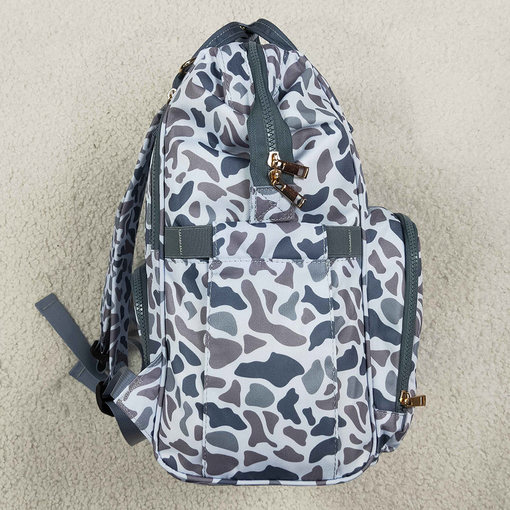 Baby Kids Southern Light Grey Camo Mommy Diaper Backpacks Bags BA0406