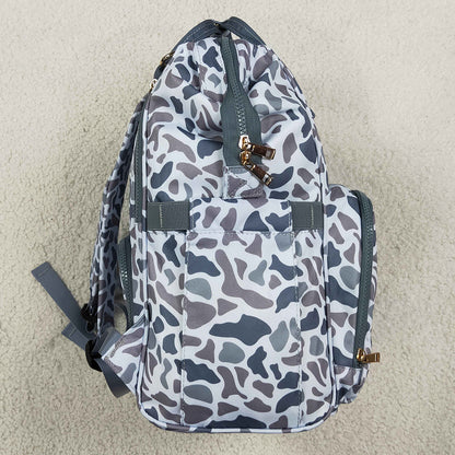 Baby Kids Southern Light Grey Camo Mommy Diaper Backpacks Bags BA0406