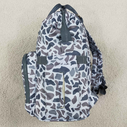 Baby Kids Southern Light Grey Camo Mommy Diaper Backpacks Bags BA0406