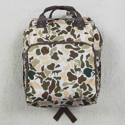 Baby Kids Dogs Ducks Deer Turkey Camo Mommy Diaper Backpacks Bags BA0407
