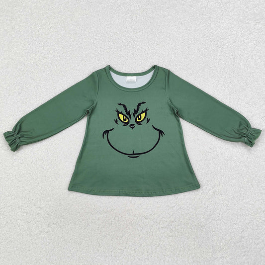 Baby Girls Clothes Christmas Green Tunic Tops GT0610