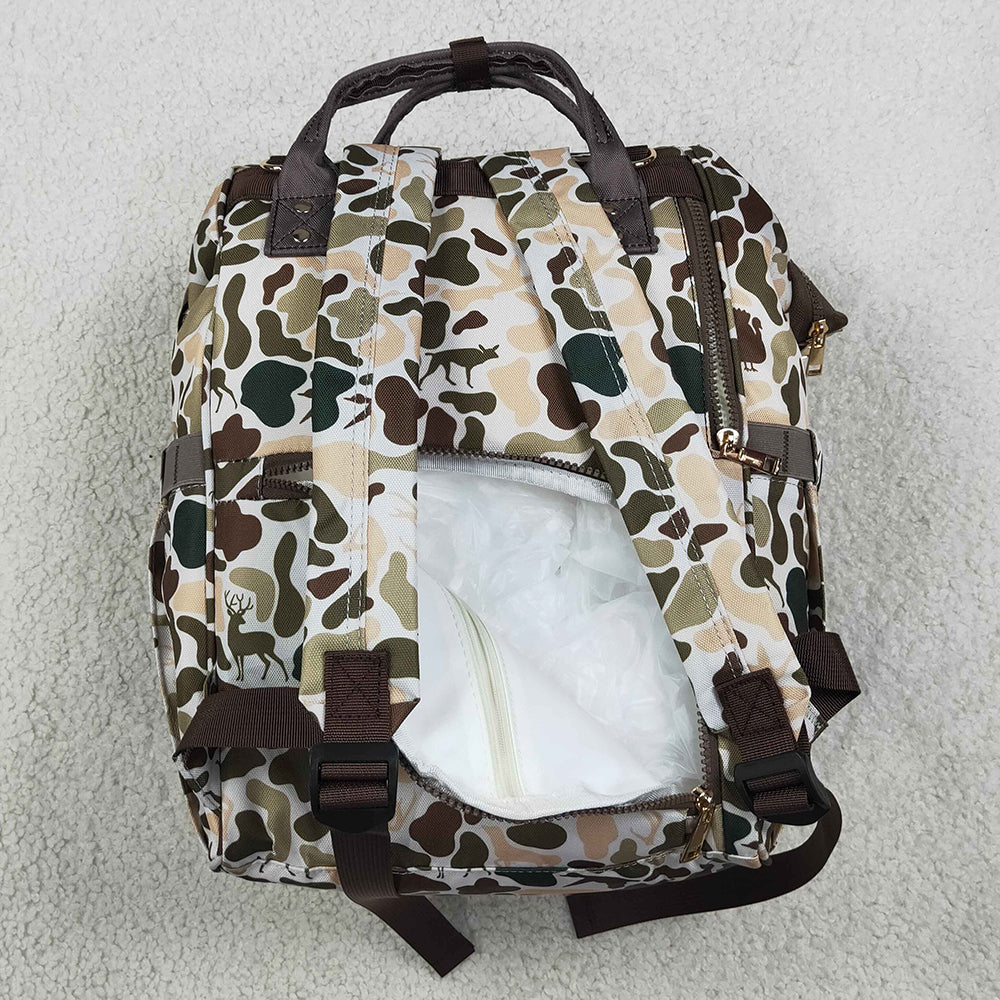 Baby Kids Dogs Ducks Deer Turkey Camo Mommy Diaper Backpacks Bags BA0407