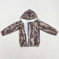 Baby Boys Clothes Hoodies Top Camo Hooded Long Sleeve Zip Jackets Tops BT0795