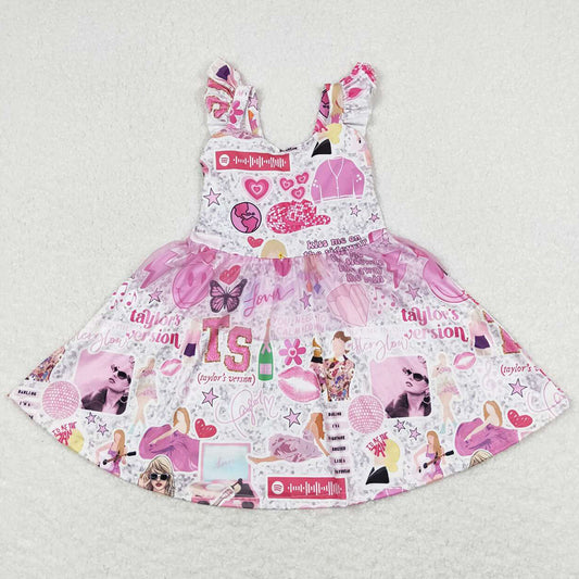 Baby Girls Dress Summer Sleeveless Knee Length Dresses GSD0691