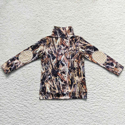 Boutique Boys Clothes Top Camo Hunting Dog Zip Pullover Jackets Tops BT0333