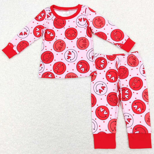 Boutique Baby Girls Pajamas Love Valentines Pajamas GLP1135