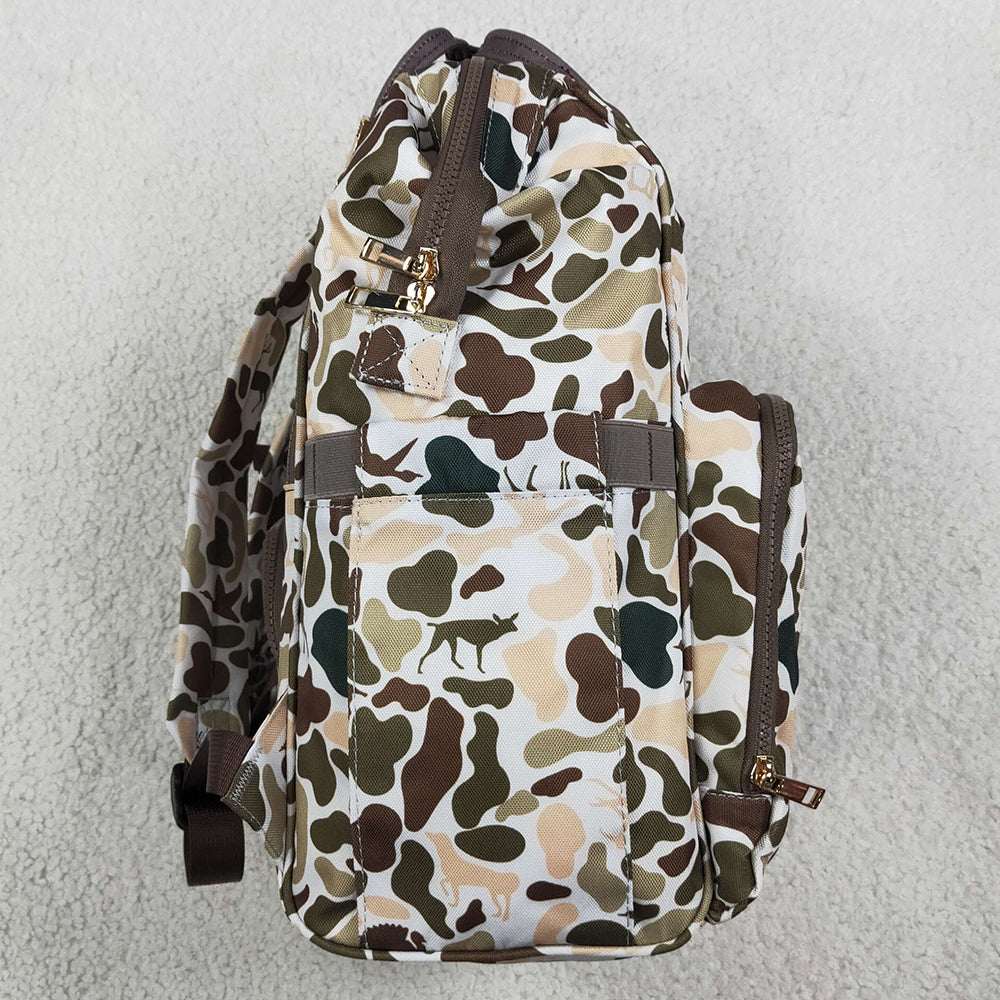 Baby Kids Dogs Ducks Deer Turkey Camo Mommy Diaper Backpacks Bags BA0407