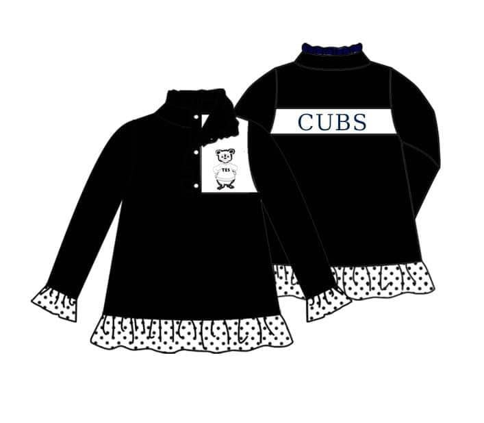 Baby Girls Clothes Long Sleeve Tops Football Zip Pullovers Tops preorder MOQ 5