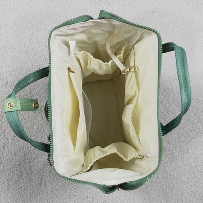 Baby Kids Green Camo Embroidery Ducks Mommy Diaper Backpacks Bags BA0404