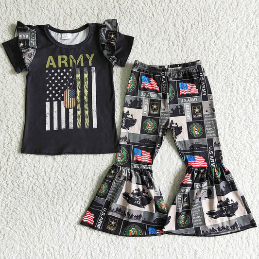 Fashion Baby Girl Clothes Set Girls Boutique Outfit Wholesale Children Clothes
