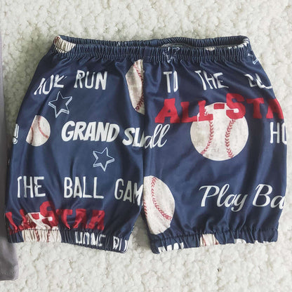 Baby Boys Clothes Baseball Boutique Kids Clothing Summer Boys Outfits Wholesale C8-14