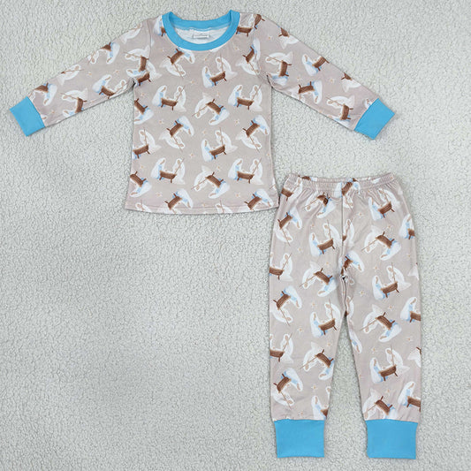 Baby Boys Pajamas Nativity Top Pants Pajamas Sets BLP1535