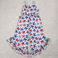 Baby Girls Jumpsuits Bows 4th Of July Straps Jumpsuits SR2865 4.10