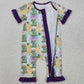 Baby Infant Boys Rompers Mardi Gras Crocodile Zip Rompers SR2398
