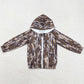 Baby Boys Clothes Hoodies Top Camo Hooded Long Sleeve Zip Jackets Tops BT0795