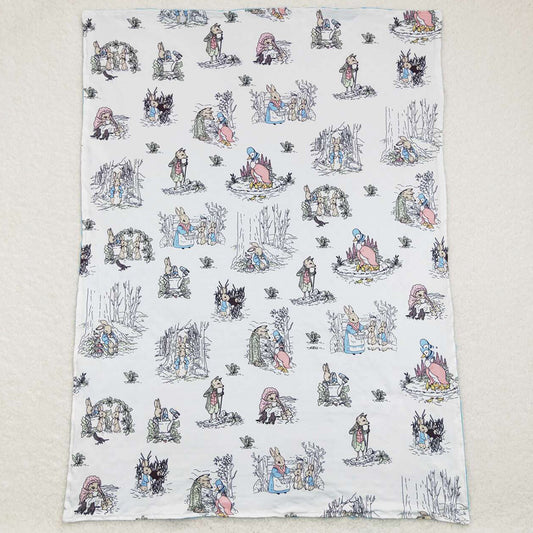 Easter Baby Kids Blankets Easter Rabbits Bunny Blankets BL0092