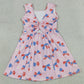 Baby Girls Dress Flower Flag Bows 4th of July Yoga Active Shorts Knee Length Dresses GSD3748