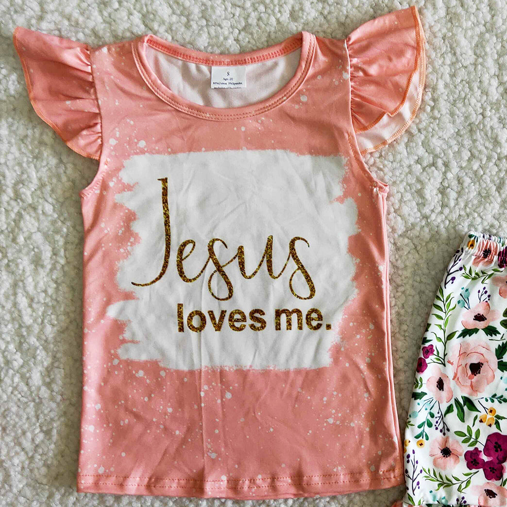 Hot Sale Kids Clothes Girls Outfits Summer Baby Girl Clothes Set A14-12
