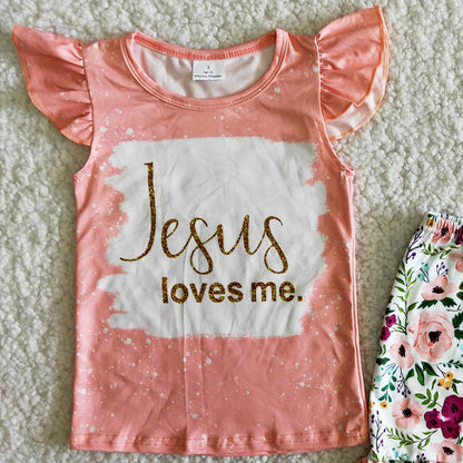 Hot Sale Kids Clothes Girls Outfits Summer Baby Girl Clothes Set A14-12