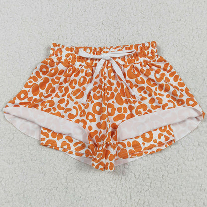 Baby Girls Shorts Orange Leopard Summer Shorts Bottoms SS0584 5.26