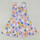 Baby Girls Dress Pink Colorful Flowers Yoga Active Wear Skort Knee Length Dresses GSD2113 6.24