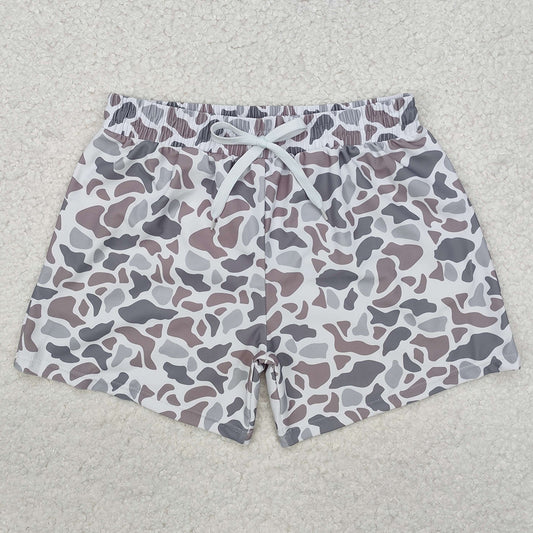 Baby Boys Swim Trunk Grey Camouflage Trunks Bottoms Swimsuits S0458