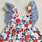 Boutique Baby Girl Clothes Flutter Sleeve Kids Clothing Strawberry Cute Girl Clothes C3-27 6.6