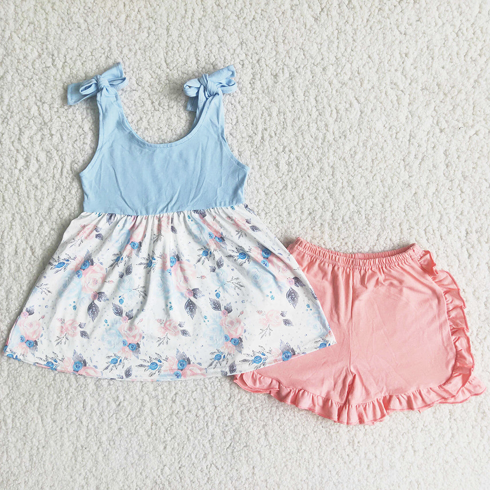 Wholesale Baby Girls Clothes Cute Toddler Girls Clothes Summer Kids Outfits C0-12