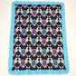 Baby Girls Blankets Western Turquoise Flowers Blankets BL0052