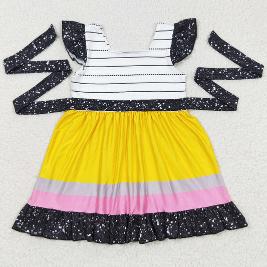 Cute Kids Girls Dress Back to School Dresses GSD0409